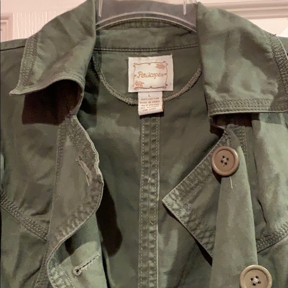 Army Green Casual Jacket - Picture 2 of 5